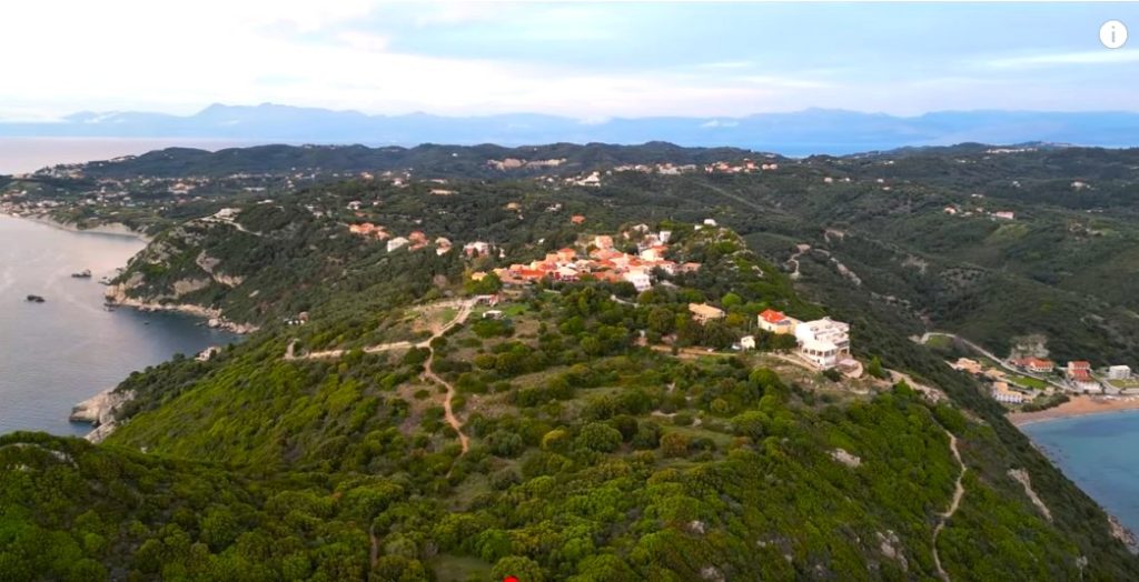 Afionas village, corfu greece