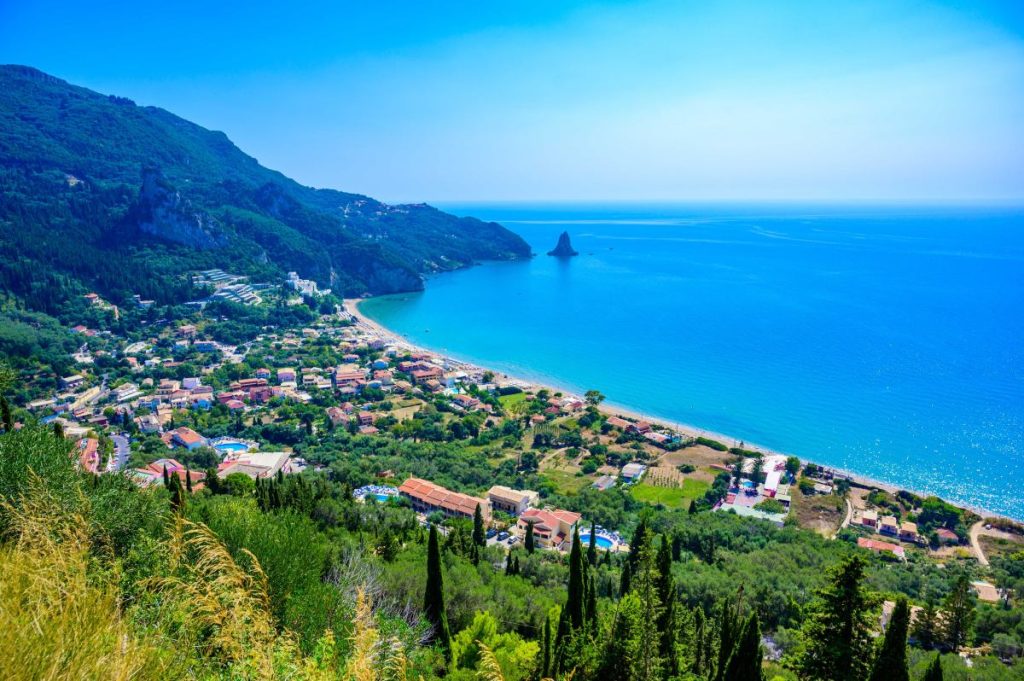 Agios Gordios beach corfu greece