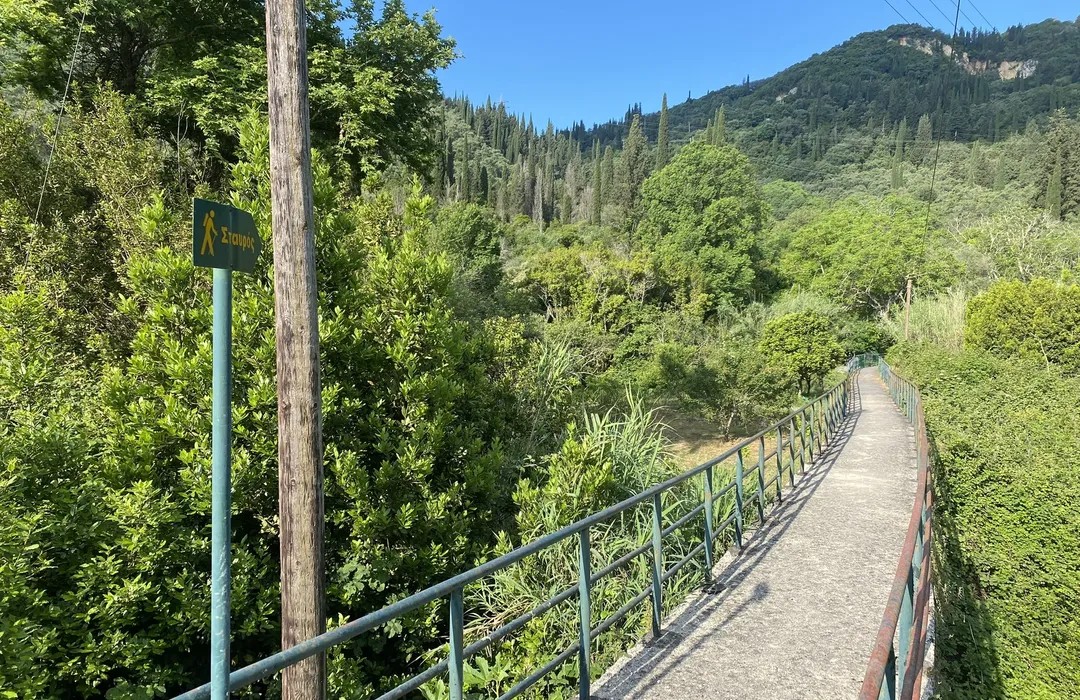 hiking locations corfu greece