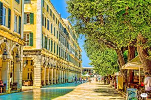 Liston corfu greece