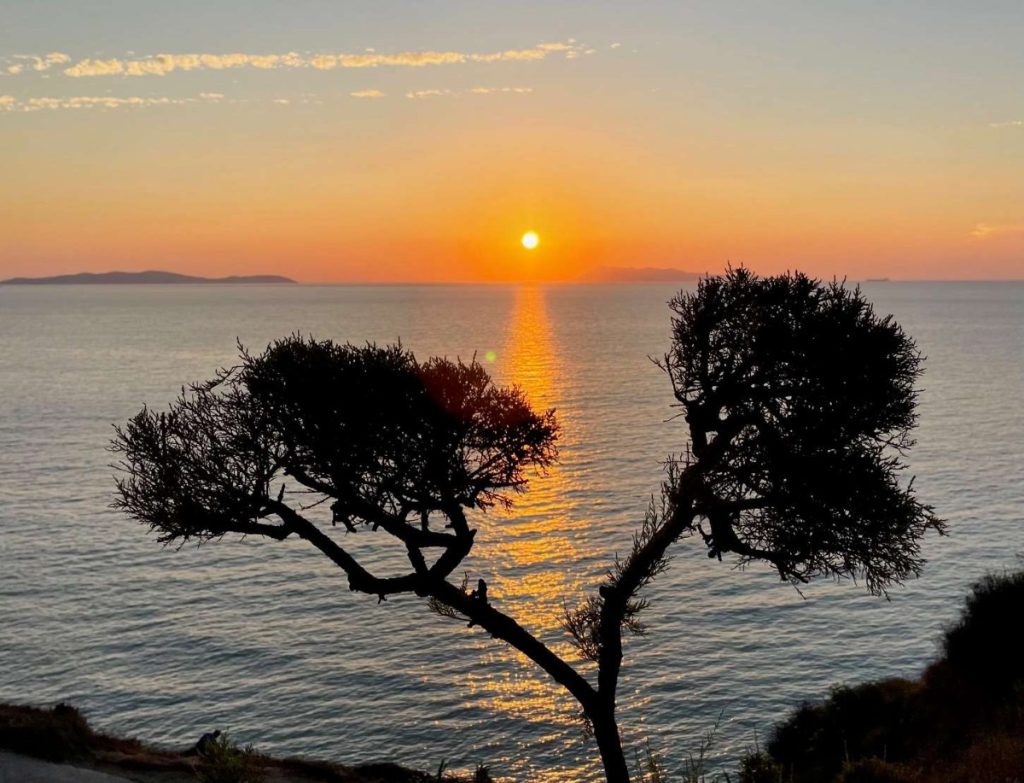 Arillas sunset Corfu Greece