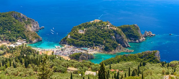 Paleokastritsa Monastery Corfu Greece