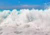 Myrtos beach, Kefalonia, waves