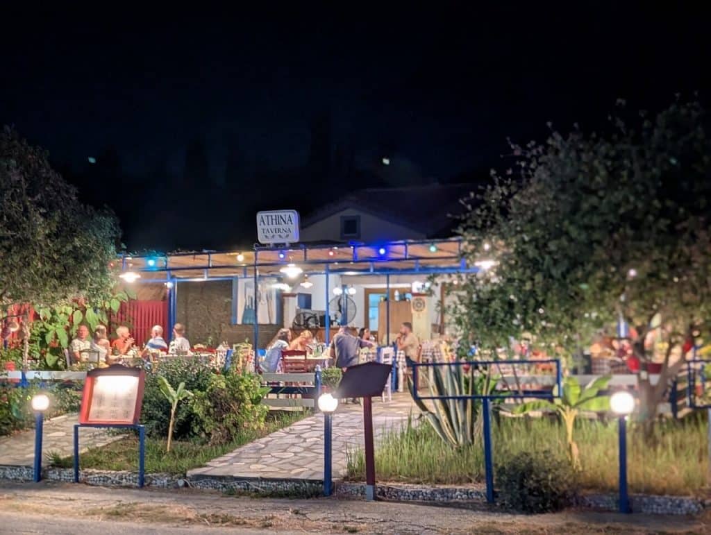 Athina taverna arillas corfu-greece