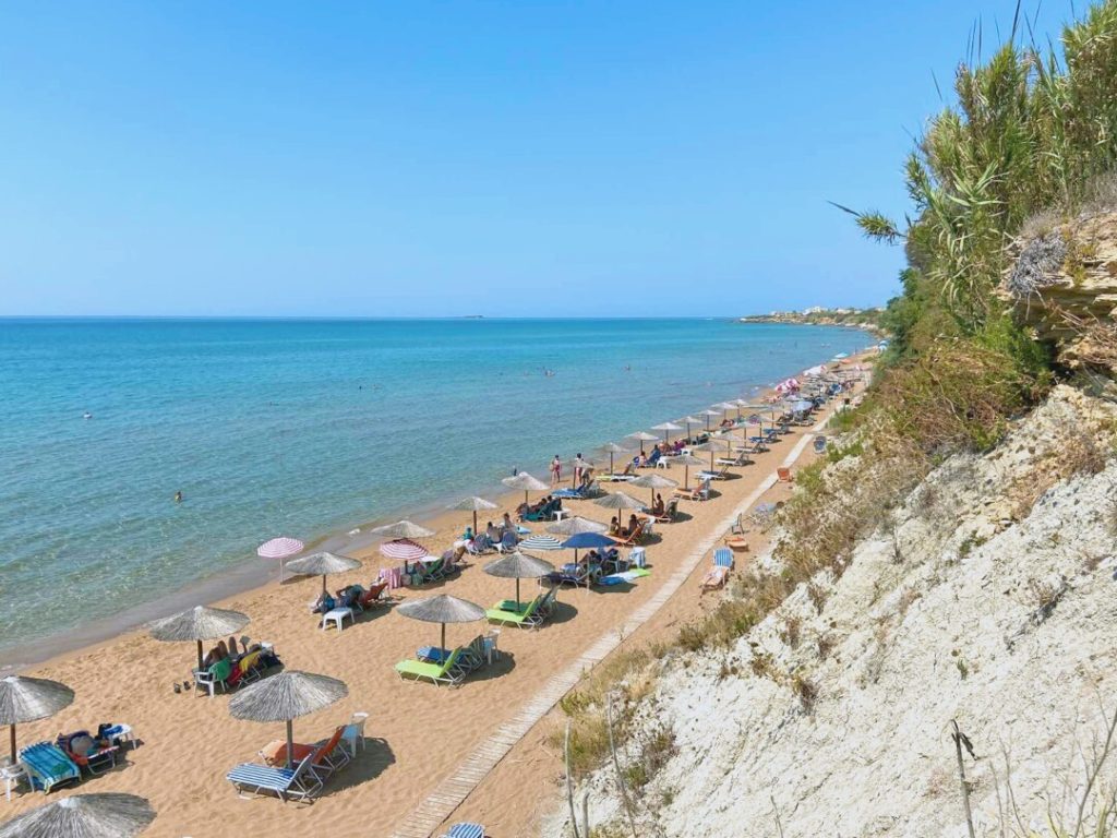 Agios Georgios Beach at Argyrades in south Corfu
