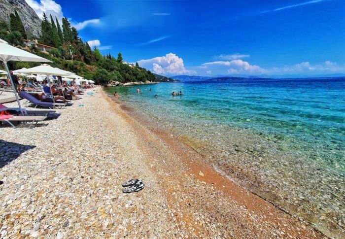 beach barbati corfu