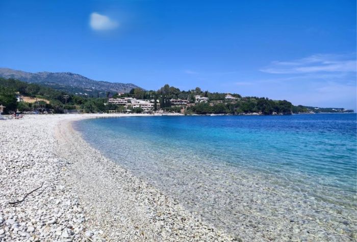 beach avlaki corfu