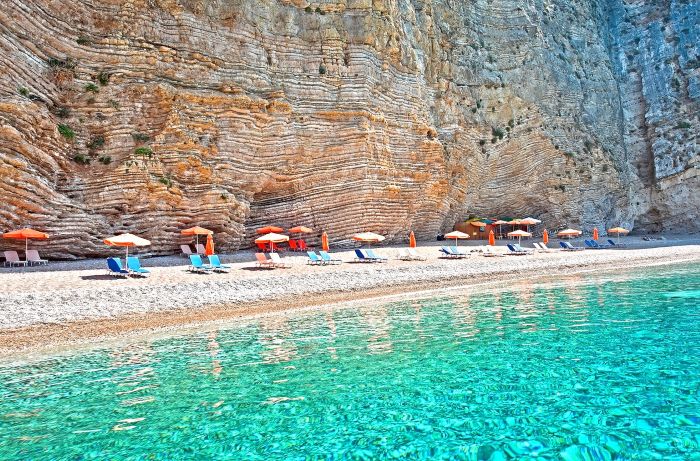 paradise beach corfu