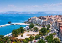 Living in Corfu: The Honest Pros and Cons of Island Life Living in Corfu Greece with views of Corfu Town and the sea