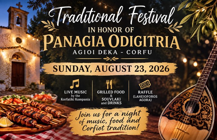 Traditional Panagia Odigitria Festival in Agioi Deka