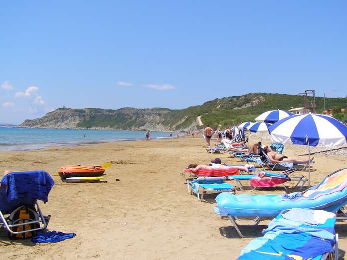 arillas beach corfu