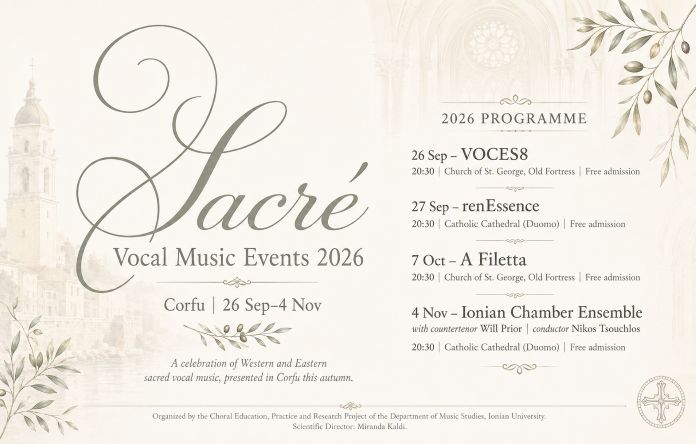 Sacré Vocal Music Events 2026 Corfu