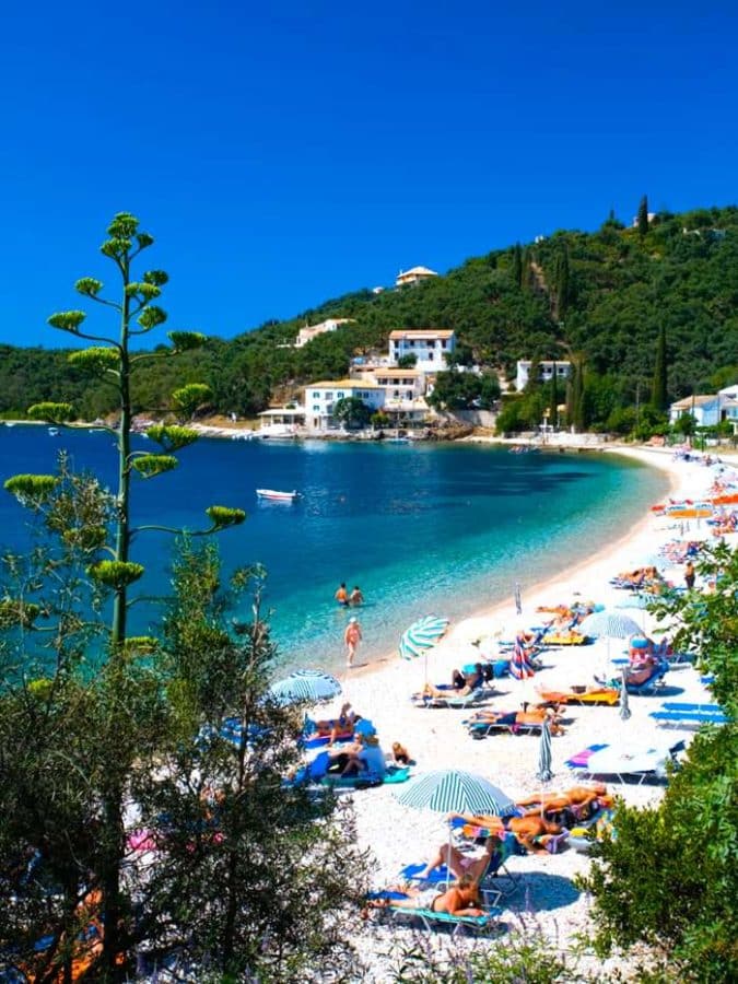 Kalami Beach Corfu near the Durrell White House