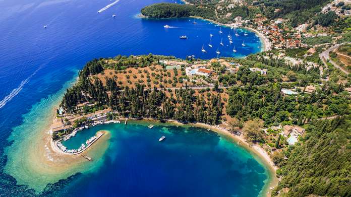 kerasia beach corfu