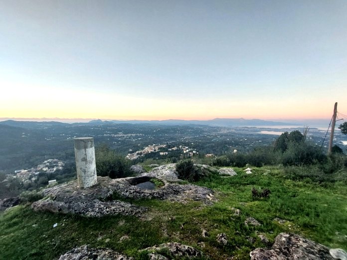 Panoramic view from Agia Kyriaki Gastouri Corfu