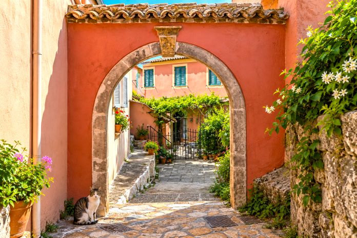 Gastouri village Corfu