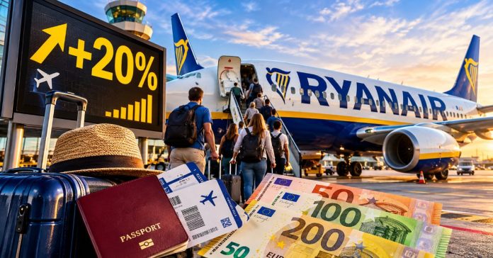 Ryanair Warns European Flight Prices Could Rise by Up to 20%